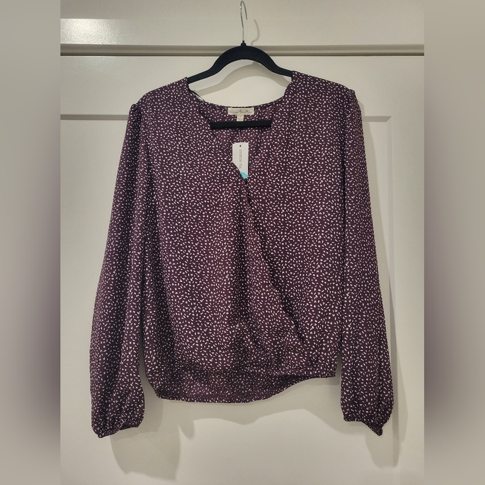 Nine Britton purple blouse
